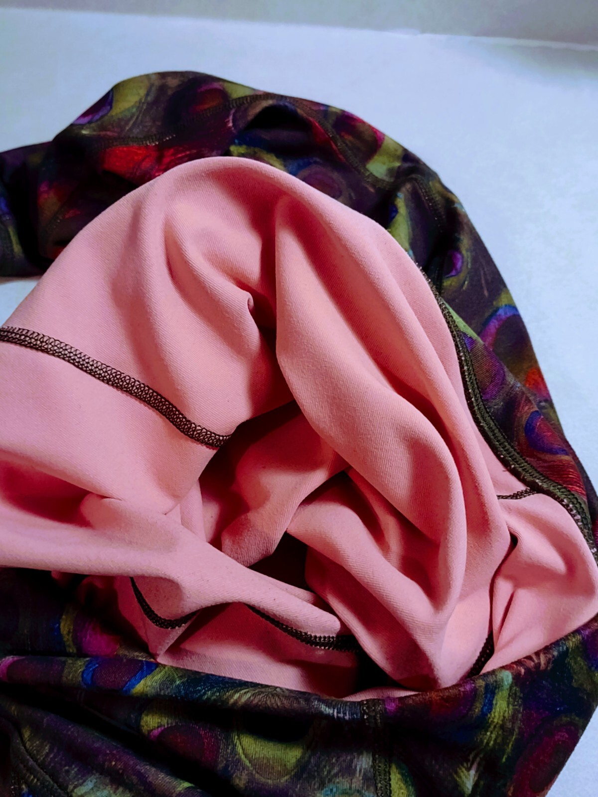 FABLETICS BRAND PEACOCK FEATHER PATTERN PINK LINE… - image 6