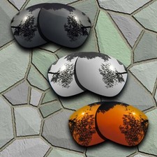 Chrome Black Red Orange Lenses Replacement For-Oakley Beckon OO9125 Polarized