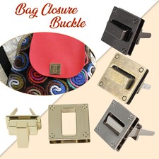 Turn Lock Clasp Twist Lock Bag Fastener Craft Handbag Purse Catch Metal 18mm