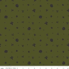 Coming Home C14429 GREEN by Vicki Gifford for Riley Blake Fabrics - by half-yard