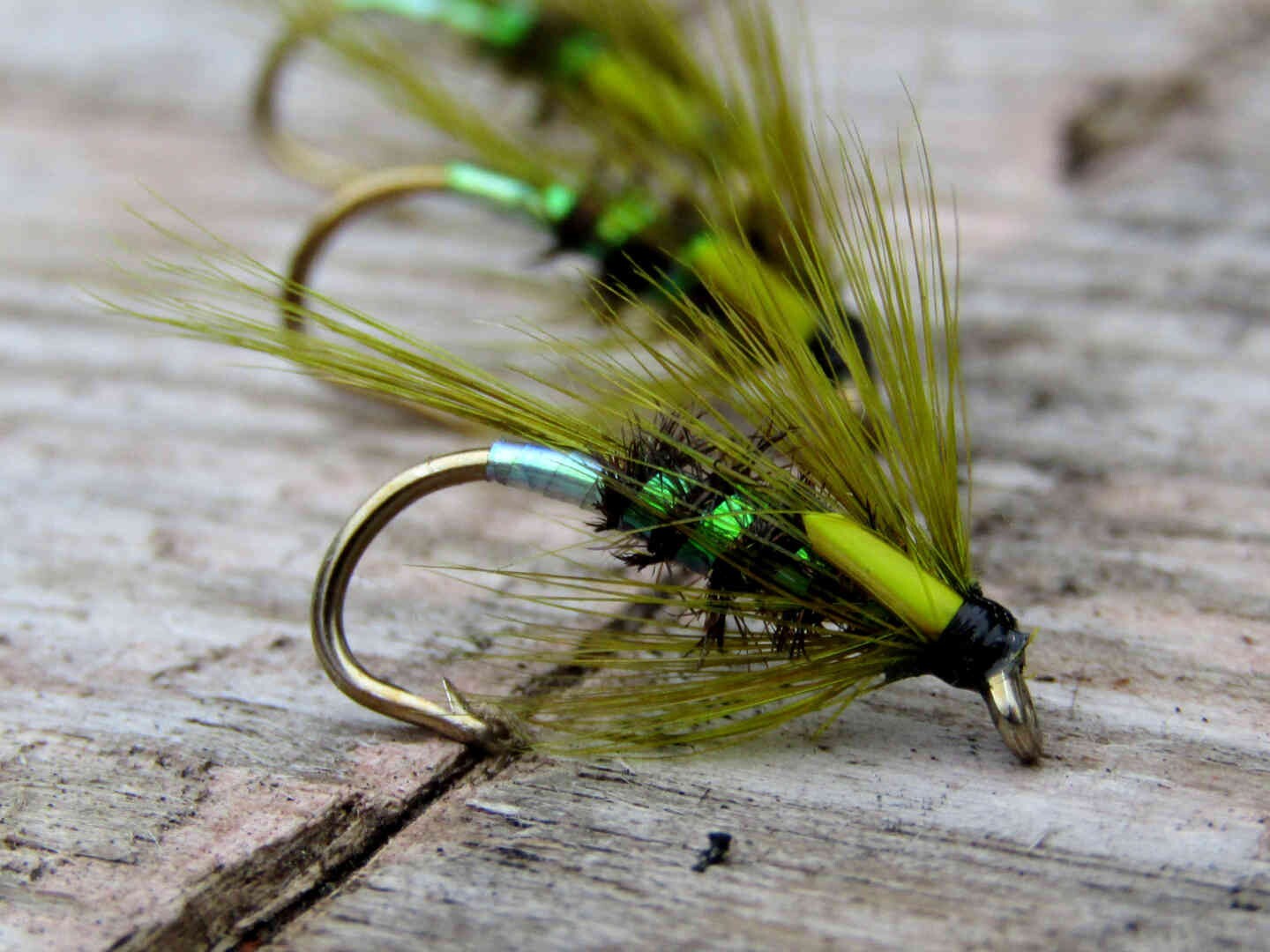 Ninfa Pesca Mosche, 12 Pezzi Oliva E Nero Ninfa, Pesca A Mosca - Foto 9