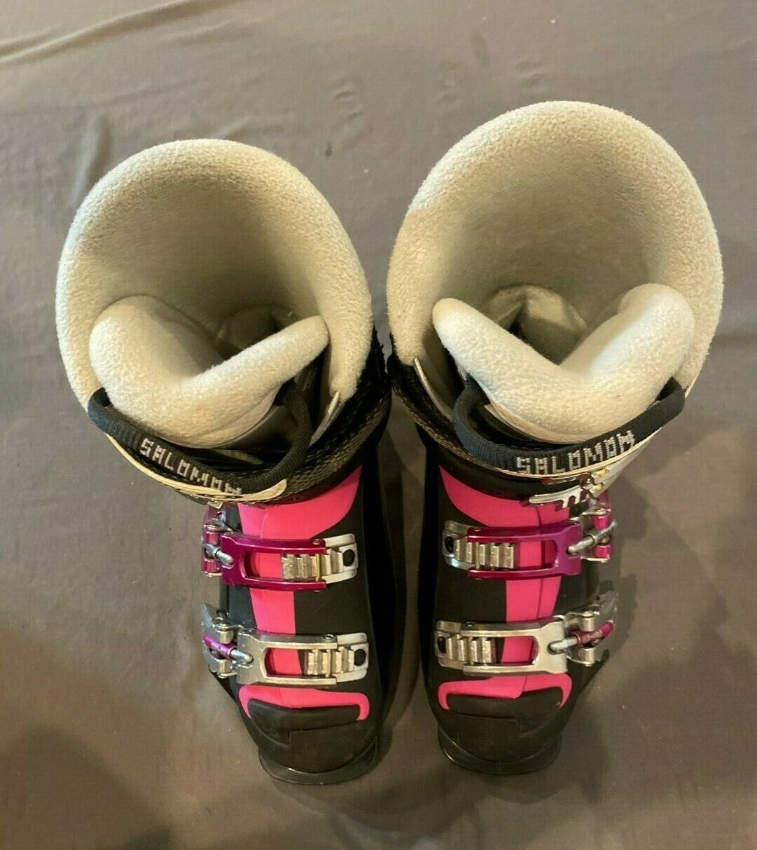 Stivali da sci alpino Salomon Mynx Flex 75 3D micro regolabili fibbia MDP 23 5 US 6