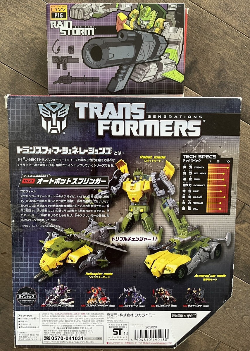Takara Tomy Transformers Generations SPRINGER TG-21+DR WU Takara Tomy Transformers Generations SPRINGER TG-21+DR WU
