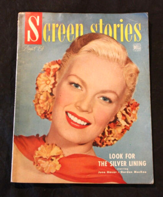 AUGUST 1949 SCREEN STORIES MAGAZINE ~ KIRK DOUGLAS, DANA ANDREWS, JOHN WAYNE