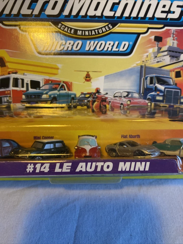 Micro Machines, Hasbro, 1999, Micro Cars, conjunto de errores raros, sellado, buen estado Foto 3 de 4