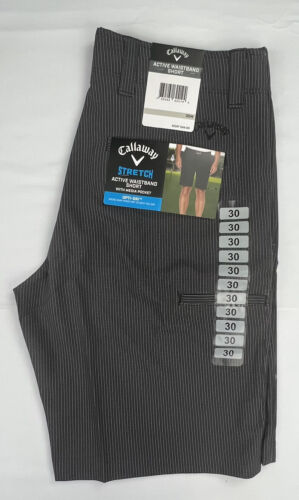 Callaway Mens Stretch Caviar Media Pocket Golf Shorts NWT MSRP $84 Size 30