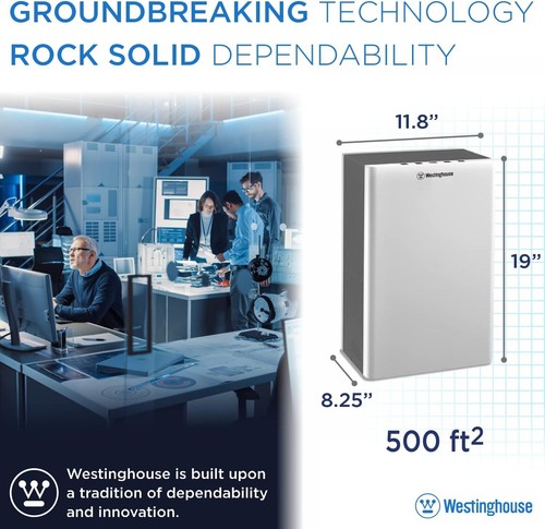 Westinghouse 1702 HEPA Air Purifier with Patented Medical Grade NCCO Technology - Picture 4 of 7