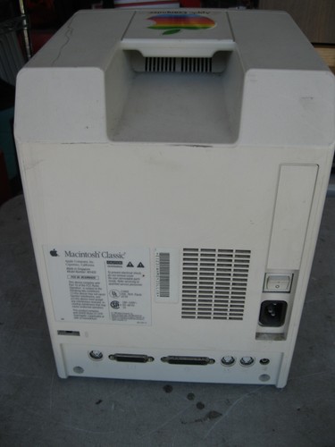 Vintage Apple Macintosh Classic M1420 Computer - Powers ON--AS IS--FOR PARTS - Afbeelding 6 van 10