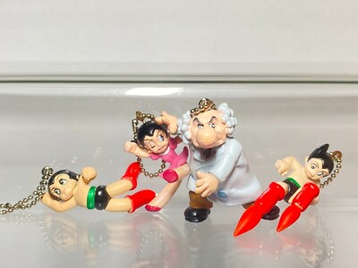 Astro Boy & Uran(4 pcs)Astro Boy Mighty Atom Yujin Keychain