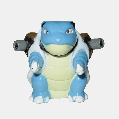 Vintage 1999 Nintendo Pokemon Blastoise Toy Turtle 1 1/2" tal Plastic