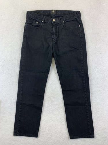 Paul Smith Jeans Uomo 32 Nero Pantalone Dritto Cotone Designer