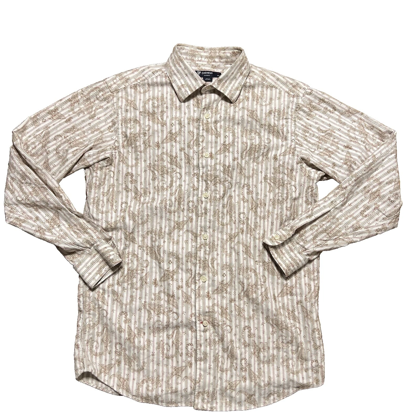 Мужские коричневые классические сорочки Daniel Cremieux