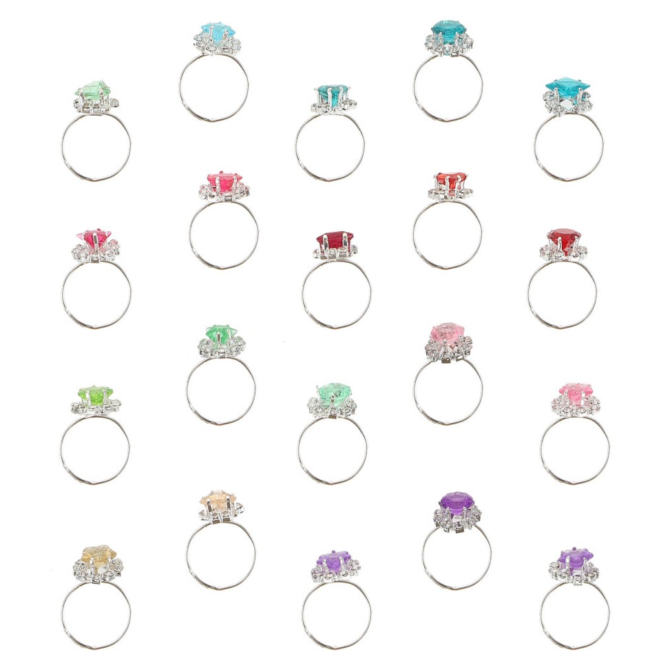 4 Pieces Simulation Rings Children Jewelry Childrens Girls Toy Little