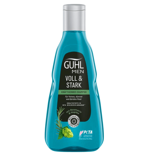 250ml Guhl Men Voll & Stark kräftigendes Shampoo für feines dünnes Haar - 第 2/2 張圖片