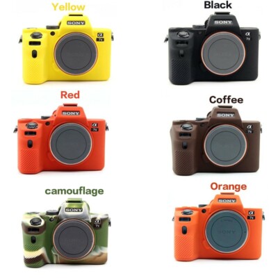 Soft Silicone Camera case for Sony A7II A7II A7R Mark2 A7S2 A7R2 A7M2