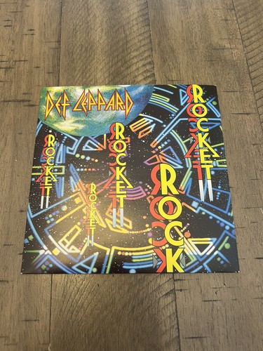 Def Leppard Rare Limited Edition Rocket Brit-Pack 7” Single With Factfiles - Picture 5 of 6
