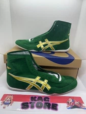 asics 1083A001 Sports Original Design Boxing Shoes Green gold oki11 S12