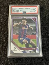 2021-22 GAVI Topps UCL Jade Edition Lavender Jade /15 PSA 10 GEM MINT