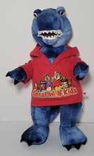Build A Bear Azul T Rex Dinosaurio con Gran Lobo Niños Sudadera con Capucha Roja 17 Pulgadas Peluche