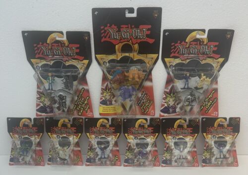 YUGIOH Mini Figures Holo Tiles MEGA LOT-King Rex Gaia Rude Kaiser Yugi-2003-NEW
