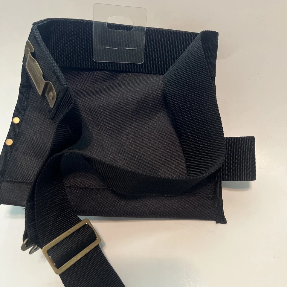 Clc Work Gear 1245 Black Polyester Tool Belt 5 Pockets Single Side Apron CLC - Image 2 of 4