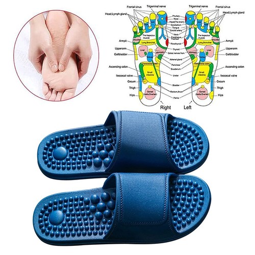 Acupressure Massage Slippers Therapeutic Reflexology Sandals for Foot Acupoin... - Picture 4 of 6