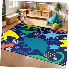 Dinosaur Rug - Dinosaur Rugs for Boys Bedroom Cartoon Dino Carpet for Boys