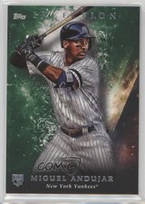 2018 Topps Inception Green Miguel Andujar #54 Rookie RC 3wu