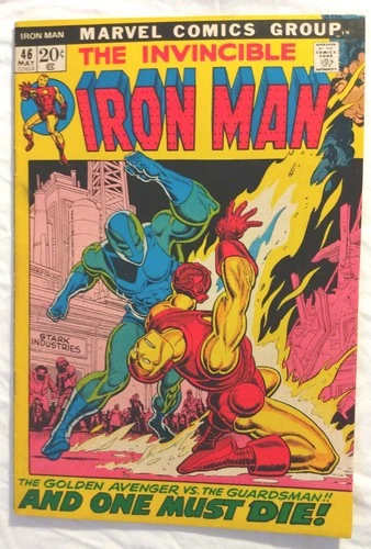 Iron Man #46 1972 Vintage Marvel Comic Bronze Age Guardsman Tuska Friedrich