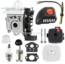 Carburetor Kit Air Filter Spark Plug Fuel Line Fit For Echo SRM-225 GT225 PE225