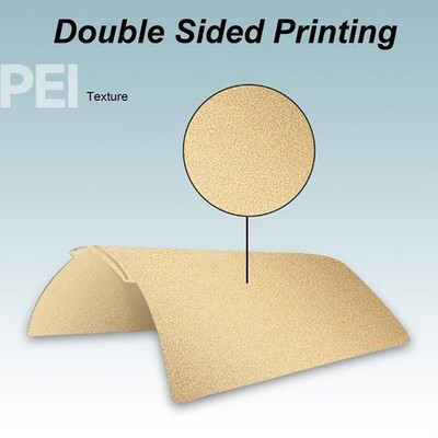 3D Printer Build Platform 347x368mm 0.5mm Thickness Dual Sided PEI Build Plate
