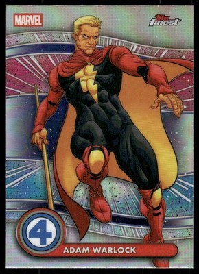 2026 Finest Fantastic Four 65th Anniversary Refractors #51 Adam Warlock U NM-MT