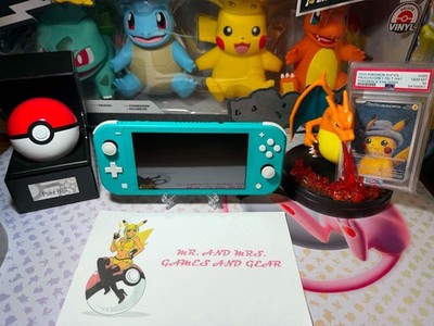 Nintendo Switch Lite Handheld Console Turquoise Used Screen Near Immaculate