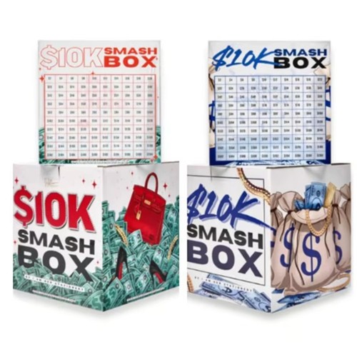 Plastic Cash Savings Box Large Capacity Emergency Funds Box Valuables