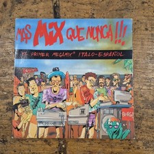 LP Mas Mix Que Nunca MELP 004 ITALY 1986 Musica Italo Disco Vinile