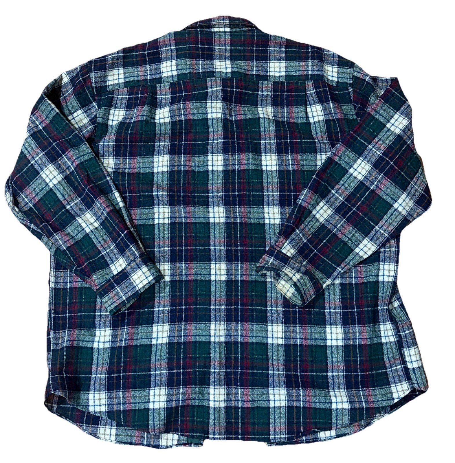 Pendleton Flannel Wool Western Loop Collar Elbow … - image 5