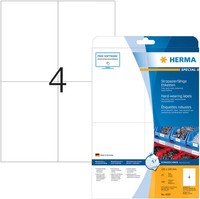 Herma Polyester-Etiketten Special, 105 X 148 Mm, Weiß 1 Bis 40 Stk Spare 24%