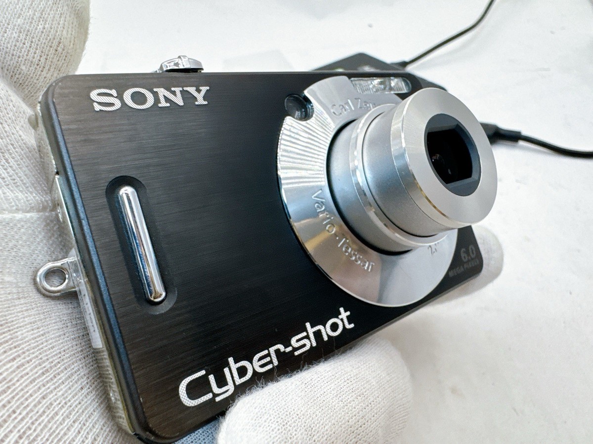 Sony Cyber-shot DSC-W50 6MP Digital Camera Black/Silver Japan Menu
