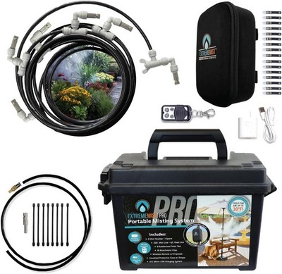Professional Grade Portable Misting Kit 6 Nozzles Pro Pump