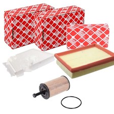 FEBI POLLEN- LUFT- ÖL-FILTER PAKET passend für Peugeot 206 2A/C 206 CC 2D