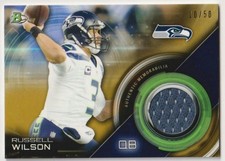 Russell Wilson Card in 2014 Bowman Baseball 8