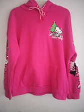 HELLO KITTY HOLIDAY HOODIE FUCHSIA PINK SANRIO SIZE XS NEW WITH TAGS L K