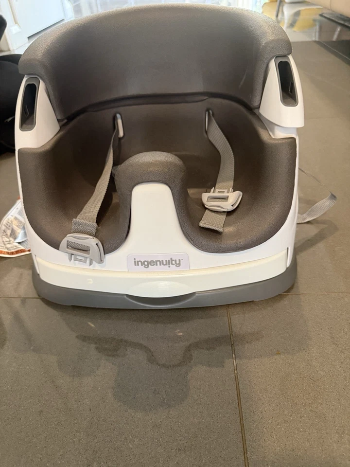 Ingenuity Baby Base 2-in-1 Seat Booster Feeding Chair Toddler Preowned - Image 3 of 4