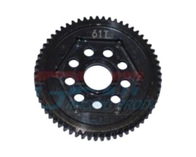 GPM Racing Stahl Hauptzahnrad 61 Zähne für Losi Mini-T GPMLM061TSBK 