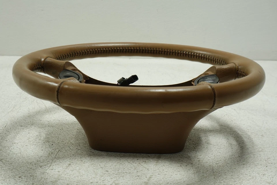 1994-1998 OEM Ford Mustang GT Tan Leather Steering Wheel 94-98 |W5979 - Image 3 of 4