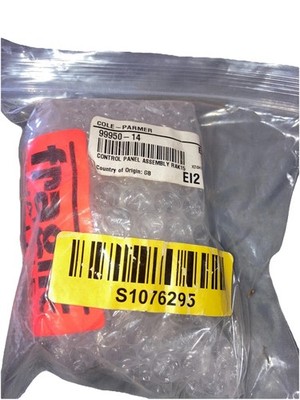 NEW Cole Parmer 99950-14 CONTROL PANEL ASSEMBLY FOR ELECTROTHERMAL RAK15 HEATER