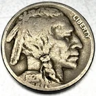 1921 P Buffalo Nickel (VG) Very Good Condition 5c Five Cent US Coin - 1009