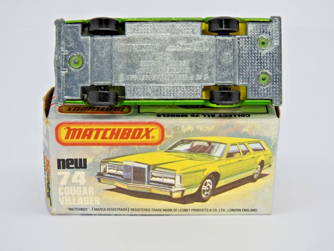MATCHBOX LESNEY SUPERFAST MINT BOXED No.74 MERCURY COUGAR VILLAGER 1978-81 thumbnail 10