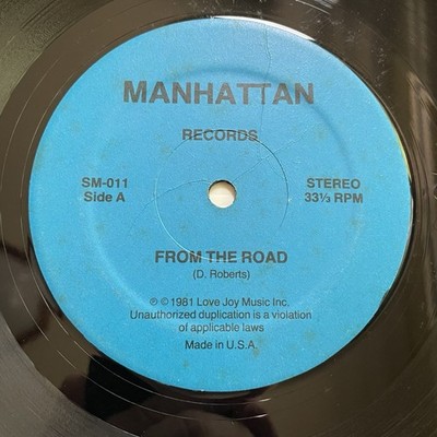 Manhattan From The Road Vinyl Record 12  33 RPM Maxi Single SM-011 Love Joy 1981