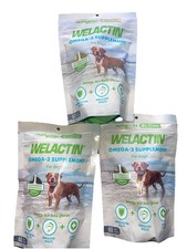 Nutramax Welactin Omega-3 Supplements Soft Chews for Dogs180Soft Chews, NEW